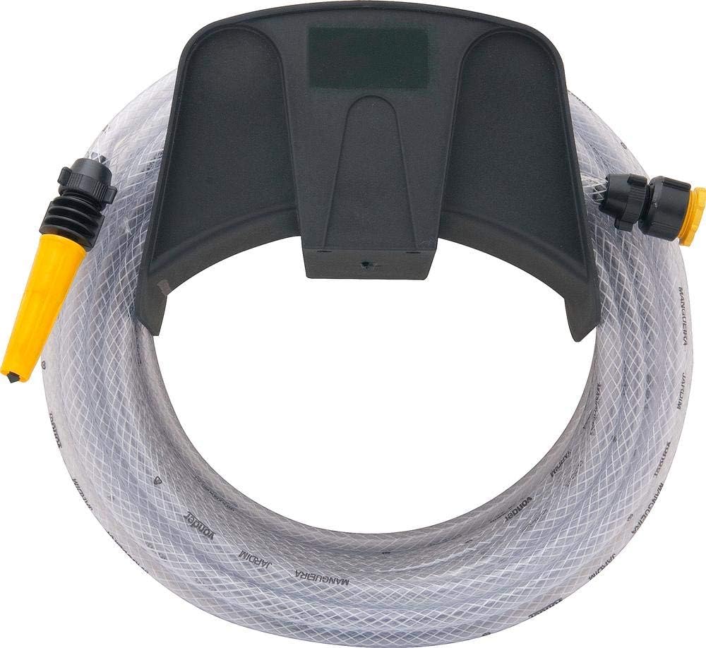Mangueira trançada para jardim 30 m com suporte Vonder 1 Mangueira trancada para jardim 30 m com suporte Vonder
