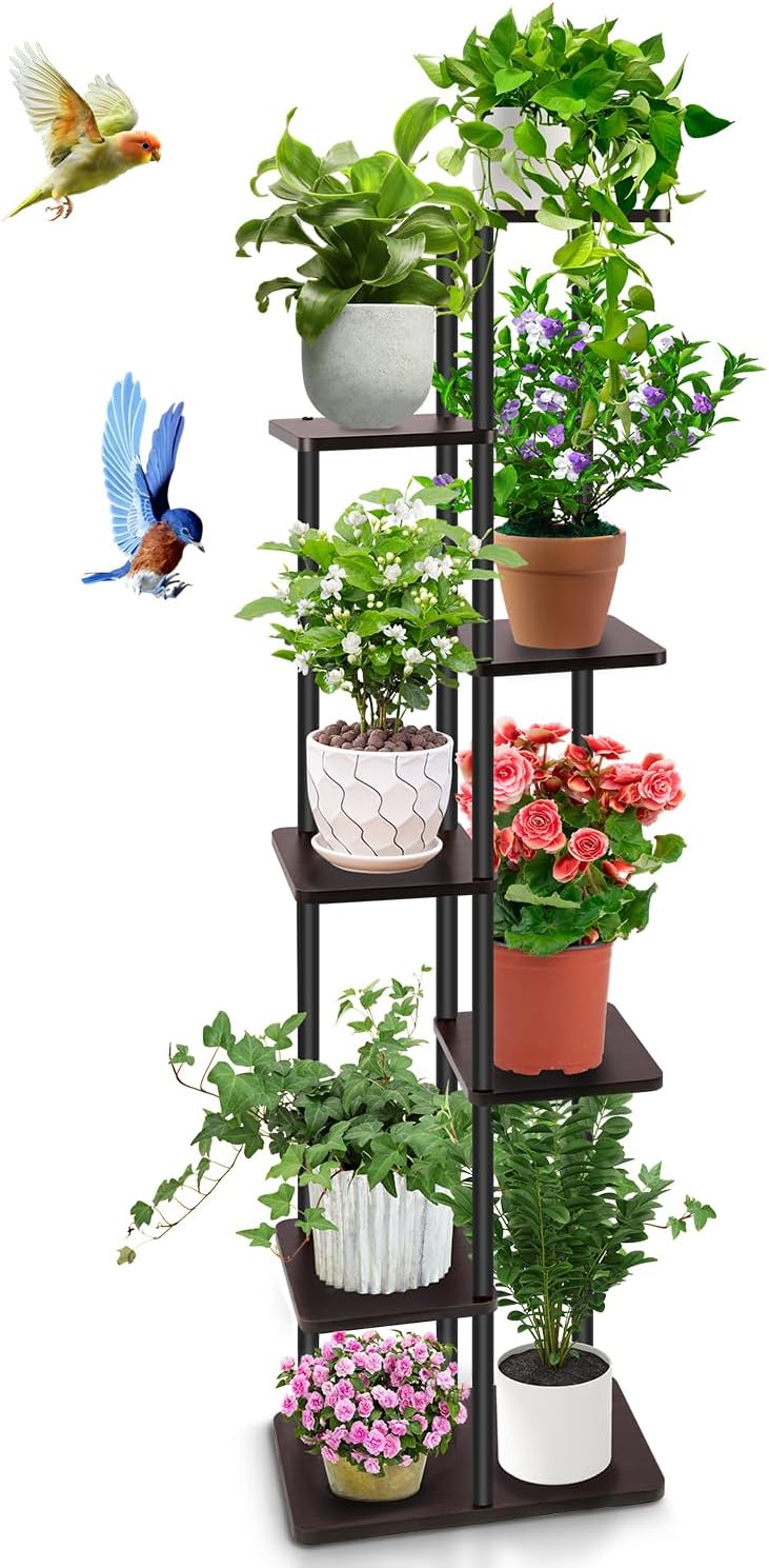 Suporte para Plantas, Estante para Plantas, Prateleira para Plantas, Organizador de Plantas, Suporte para Plantas Chao, Plantador Display Estante para Patio Jardim, Suporte de Flores 1 Suporte para Plantas Estante para Plantas Prateleira para Plantas Organizador