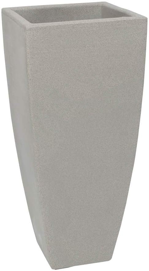 Vasart Malta Vaso de Flores Trapezio, Granito Pedra, 40x90cm 1 Vasart Malta Vaso de Flores Trapezio Granito Pedra