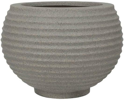 Vaso Bromelia 26 X 24 Cm Granito Pedra Vasart Bromelia Granito Pedra 26x24cm 1 Vaso Bromelia 26 X 24 Cm Granito Pedra Vasart Bromelia