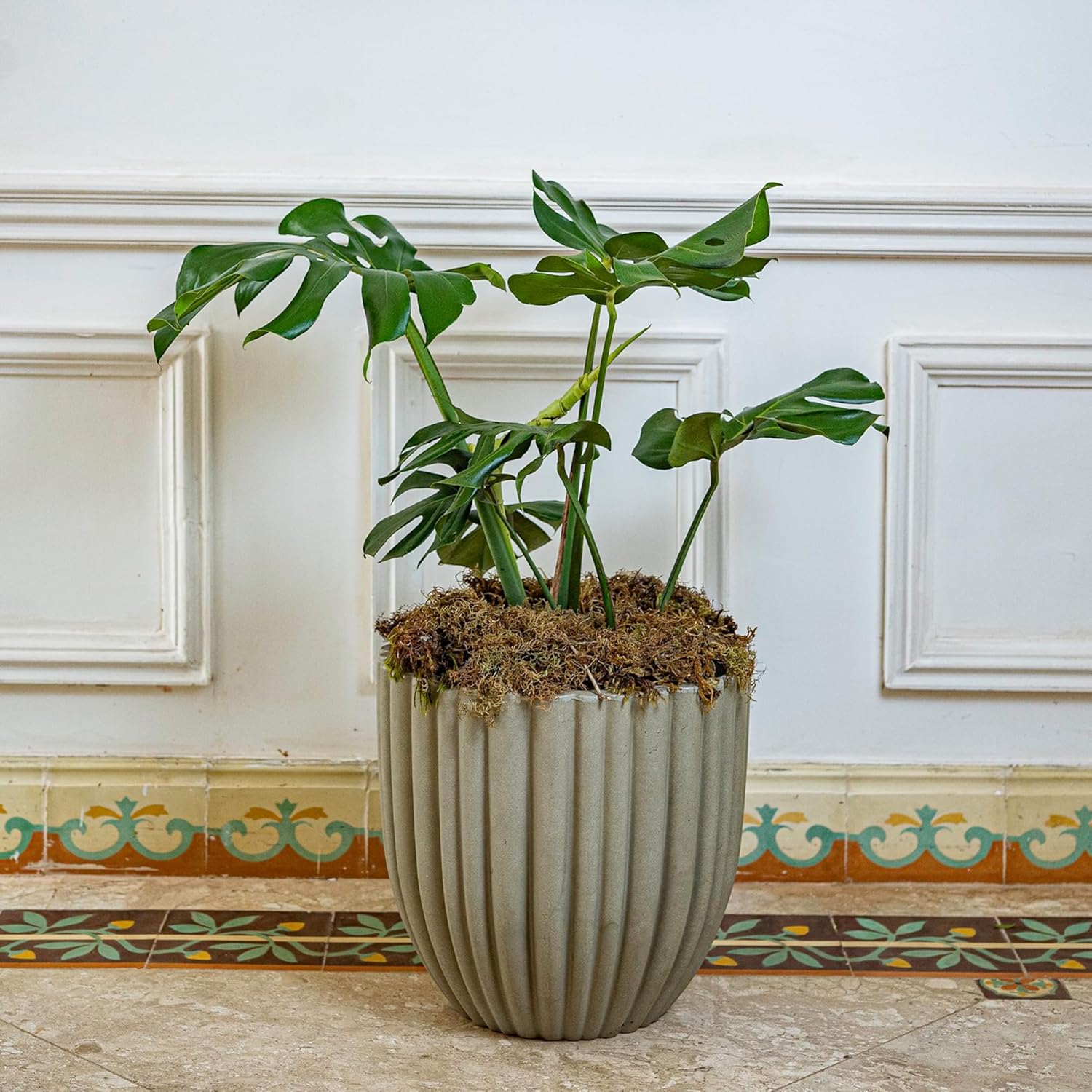 Vaso Redondo Cacau 55 x 55 cm VASART
