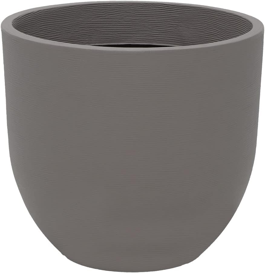 Vaso Tramontina Laos em Polietileno Concreto 54 cm 1 Vaso Tramontina Laos em Polietileno Concreto 54 cm