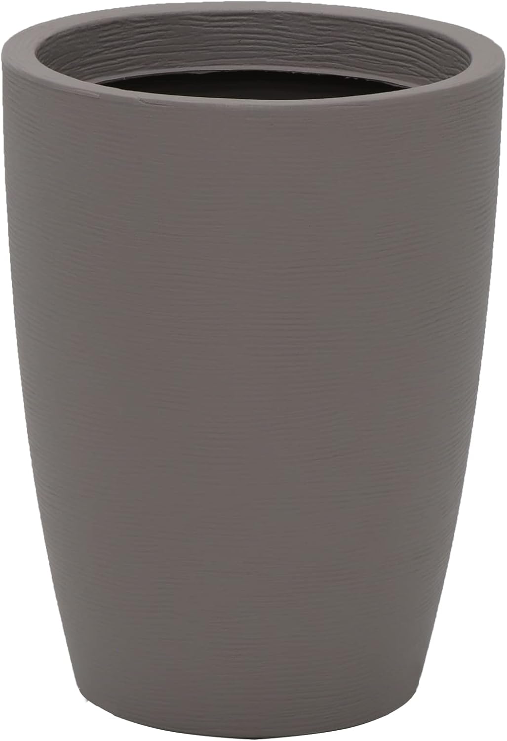 Vaso Tramontina Thai em Polietileno Concreto 48 cm 1 Vaso Tramontina Thai em Polietileno Concreto 48 cm