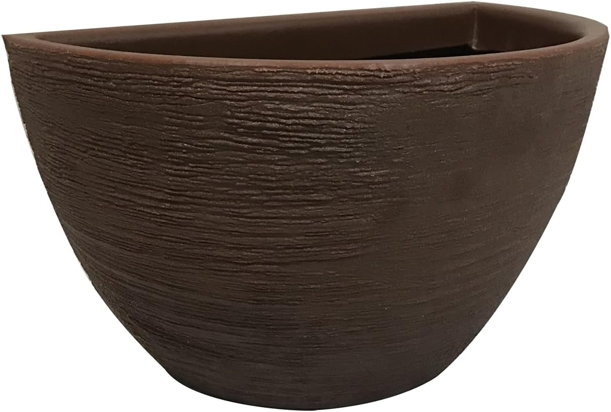 Vaso de Parede 18X33 Cm Alpe Chocolate 1 Vaso de Parede 18X33 Cm Alpe Chocolate