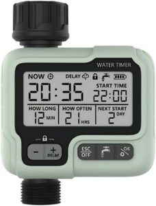 Temporizador Automático De Rega Digital Tela Lcd Sistema De Irrigação Automação De irrigação Para Jardinagem E Pomar Com Aspersor Com 1 Saida
