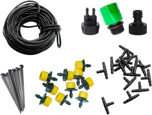 Kit Irrigação Para 25 Vasos/horta Gotejamento (kit Completo)