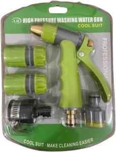Bocal de Mangueira de Alta Pressão, Pulverizador de alta pressão, Pulverizador de bico de mangueira de água para rega manual de plantas e gramado lavagem de carros pátio e animais de estimação