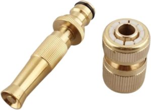 Bocal De Mangueira Esguicho De Metal Pistola De Pulverização Alta Precisão Bico Com Regulagem De Leque Spray De Água Irrigação Jardim Acessório Casa PREMIUM