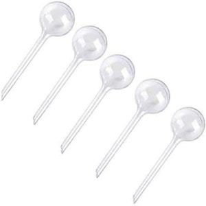 TypoGrove 4 peças de globo de irrigação, globos de dispositivo de irrigação automática transparente, vaso de plantas de casa para férias, acessórios de recipiente de irrigação de flores