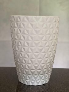 Vaso Para Plantas Polietileno Decorativo Redondo Grande N3 (Branco)