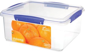 Sistema Recipiente de Armazenamento de Comida Sistema 109ZS, Vermelho, 4 Unidades, 5 Litros, 21 Xícaras