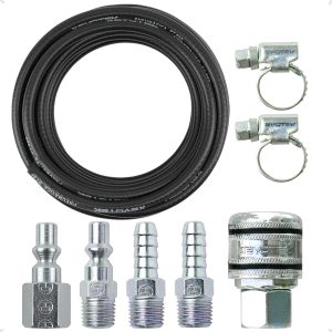 Kit Mangueira de Ar Para Compressor 15mts e Acessórios 1/4"
