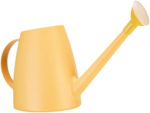 Generic Rega de flor pode regar chaleira 1800 ml ferramenta de jardinagem portátil, Amarelo