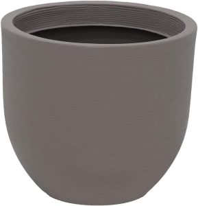 Vaso Tramontina Laos em Polietileno Concreto 38 cm