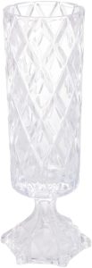VASO C/PÉ DE CRISTAL DELI DIAMOND 12,5x41cm