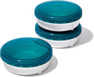 OXO Recipientes de condimentos à prova de vazamento Good Grips Prep & Go – pacote com 3