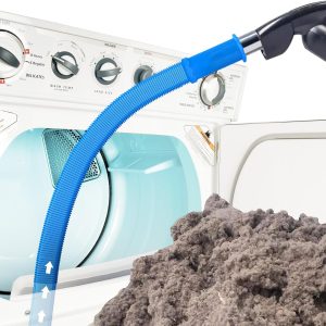 Sealegend Kit de limpeza de ventilação para secadora de acessórios de mangueira de vácuo compatível com todos os aspiradores de pó, suprimentos de limpeza para remoção rápida de fiapos