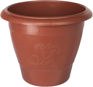 Vaso de Planta Grande Redondo Terra Cota Plástico Jardim Arqplast