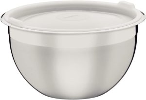 Recipiente Tramontina Cucina em Aço Inox com Tampa Plástica Preparar e Servir 20 cm 3 L