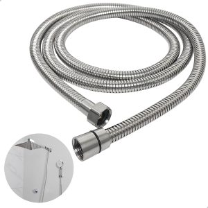 Dona D Cor, Mangueira Engate Flexível 1 Metro E 80cm Inox 304 Femea X Femea Rabicho 1/2 Para Chuveiro Ducha Higiênica Chuveirinho Banheiro Lavatório Salão Beleza