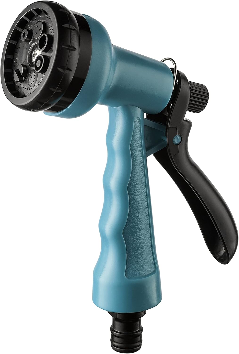 Atlas - Esguicho Pistola com 7 Funções, Possui Gatilho que Permite Abrir, Fechar e Regular o Fluxo D´água Além de 7 Tipos de Saída de Jatos D´água. Com Trava para Fácil Manuseio 1 Atlas Esguicho Pistola com 7 Funcoes Possui Gatilho que