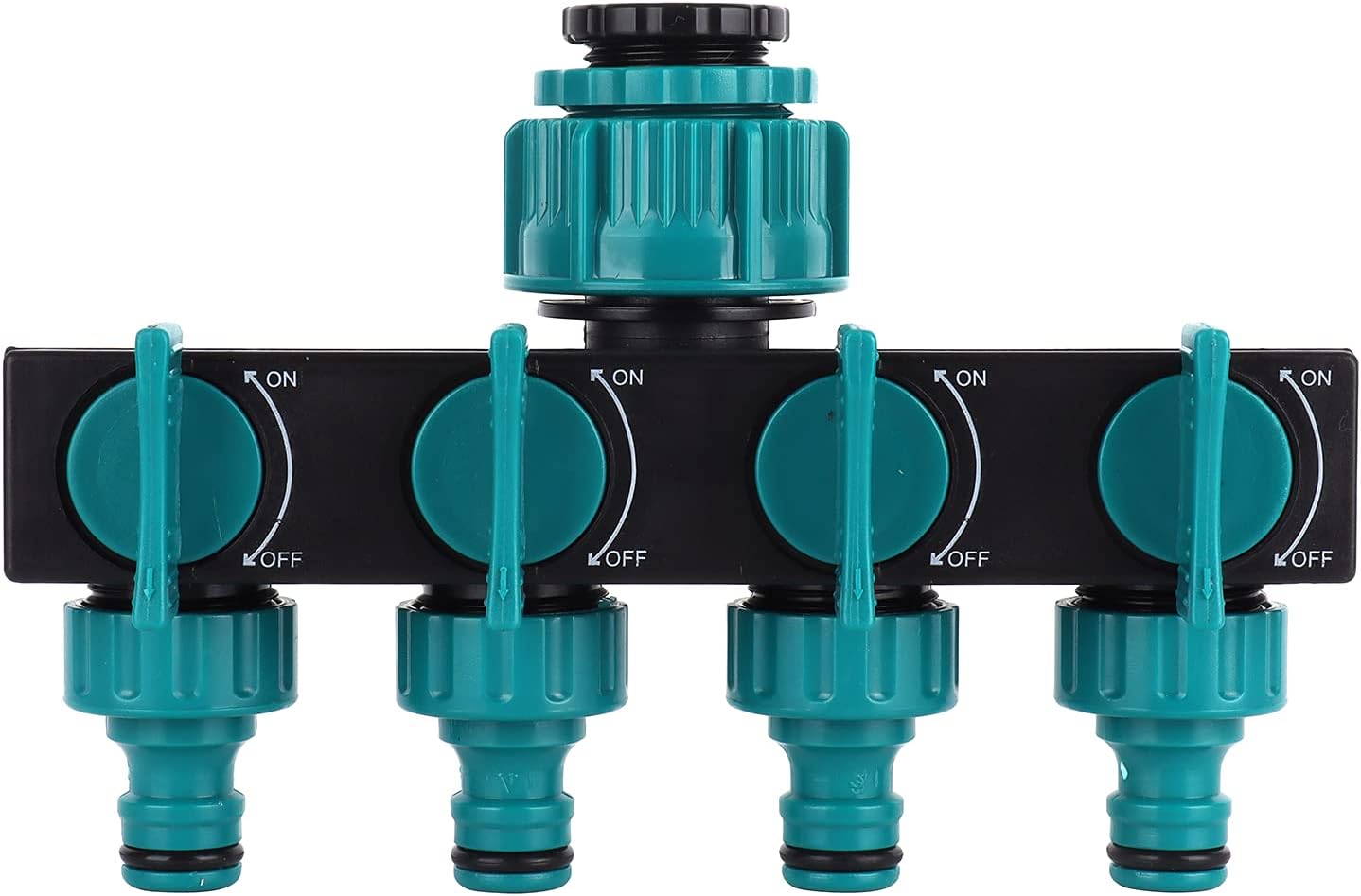 Divisor De Mangueira De 4 Vias MOUMOUTEN, Distribuidor De Conectores De Torneira De água De Material ABS Para Ferramenta De Irrigação Agrícola De Jardim Conector De Divisores De Equipamento De Rega 1 Divisor De Mangueira De 4 Vias MOUMOUTEN Distribuidor De Conectores