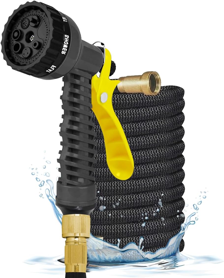 Embralumi Mangueira Lava Rápido Carro Expansível Flexível Elástica Irrigação Jardim 30M Preta (1 Unidade) 1 Embralumi Mangueira Lava Rapido Carro Expansivel Flexivel Elastica Irrigacao Jardim