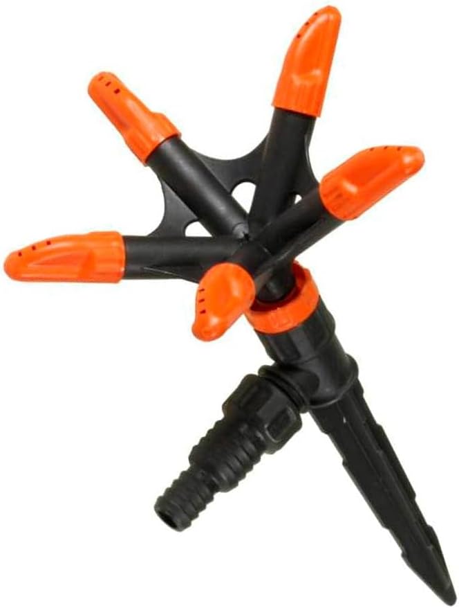 Esguicho Irrigador 5 Pontas Para Jardim 360°
