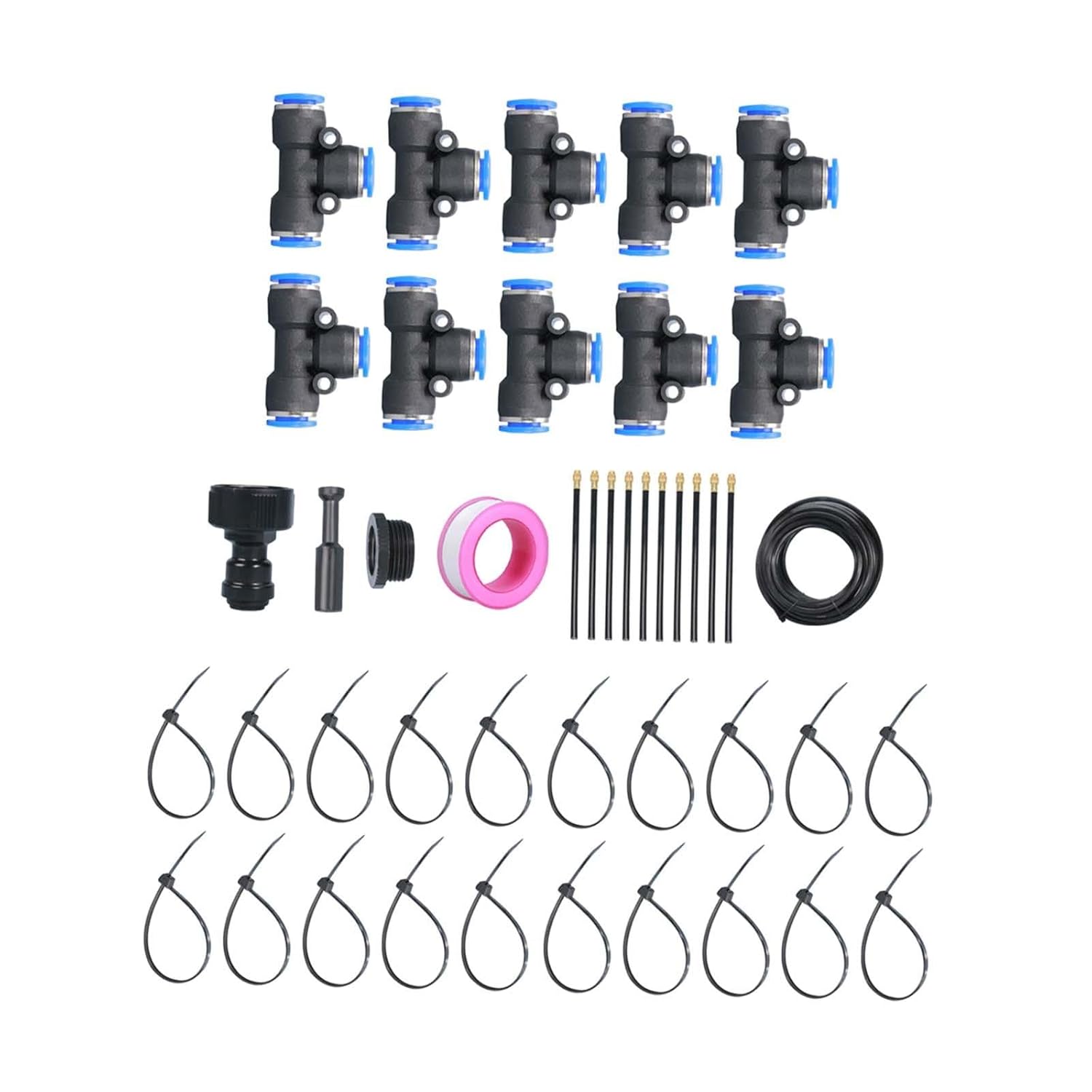 Generic de irrigação por gotejamento Kit de jardinagem de conector rápido, flexível e automático de água para o jardim para gramado, estufa, 10m Conjunto 1 Generic de irrigacao por gotejamento Kit de jardinagem de conector