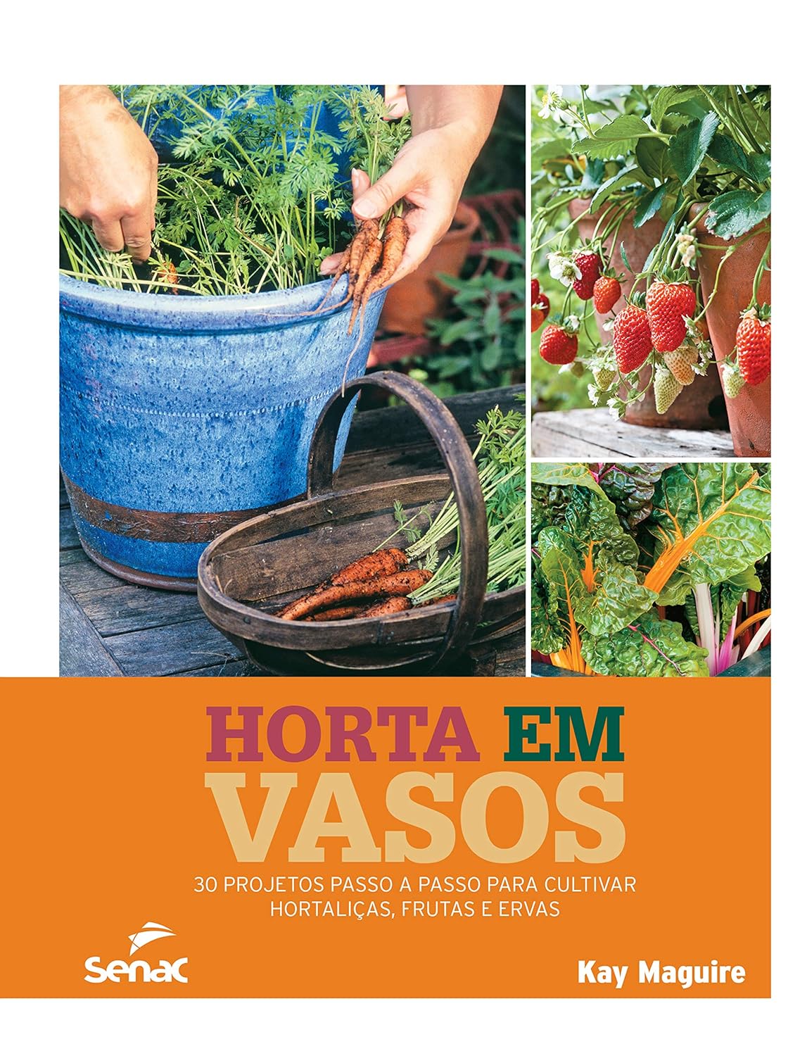 Horta em vasos: 30 projetos passo a passo para cultivar hortaliças, frutas e ervas 1 Horta em vasos 30 projetos passo a passo para cultivar