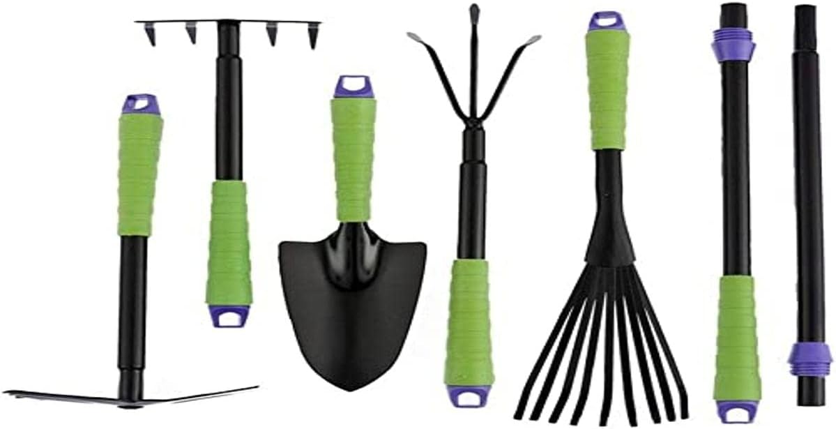 JOGO DE FERRAMENTAS PARA JARDINAGEM 7 PEÇS 6302055 PALISAD 1 JOGO DE FERRAMENTAS PARA JARDINAGEM 7 PECS 6302055 PALISAD