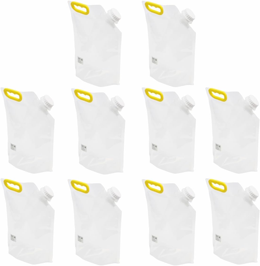 Kit Sacos Armazenador De Cereais Grãos Alimentos Arroz Feijão Soja Líquidos Com Tampa Alça Reutilizável (5 Peças) 1 Kit Sacos Armazenador De Cereais Graos Alimentos Arroz Feijao Soja