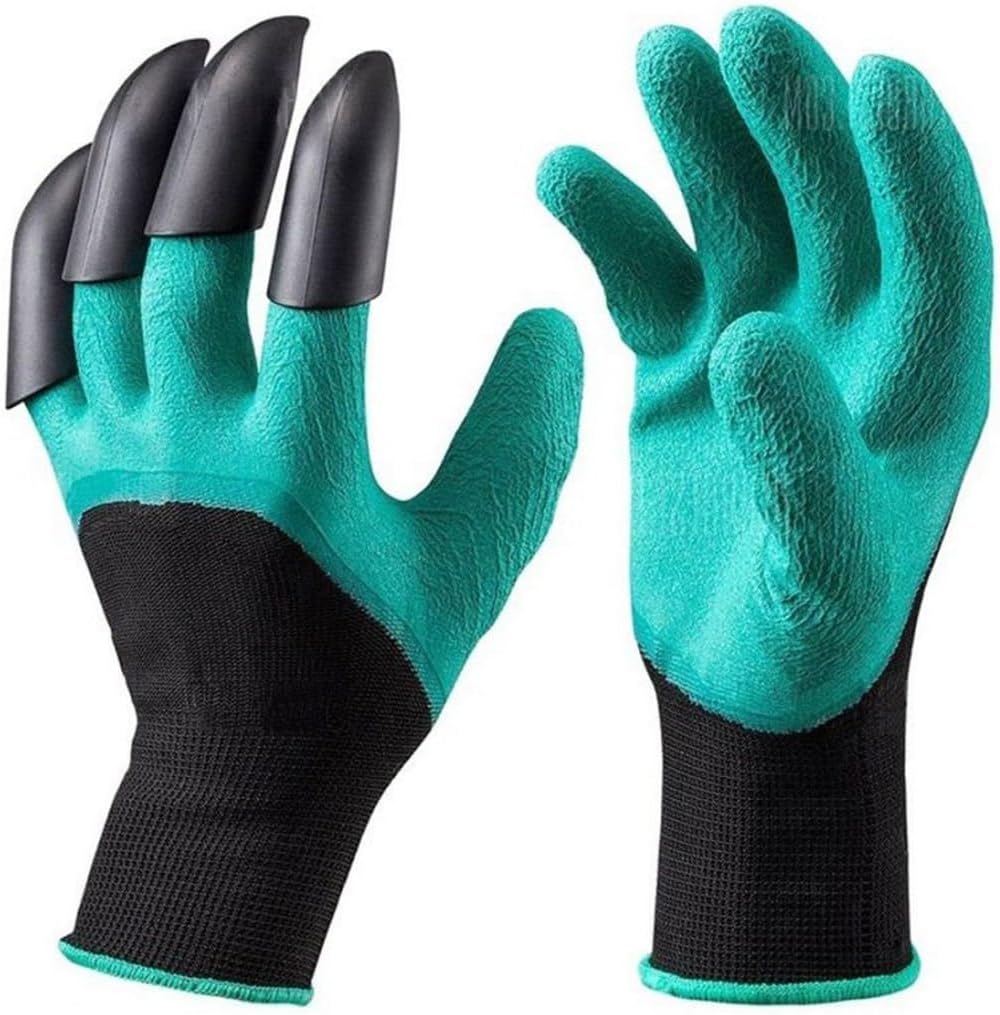 Luva Para Jardinagem Com Garras Cavar Jardim Planta Protetora Par 1 Luva Para Jardinagem Com Garras Cavar Jardim Planta Protetora Par