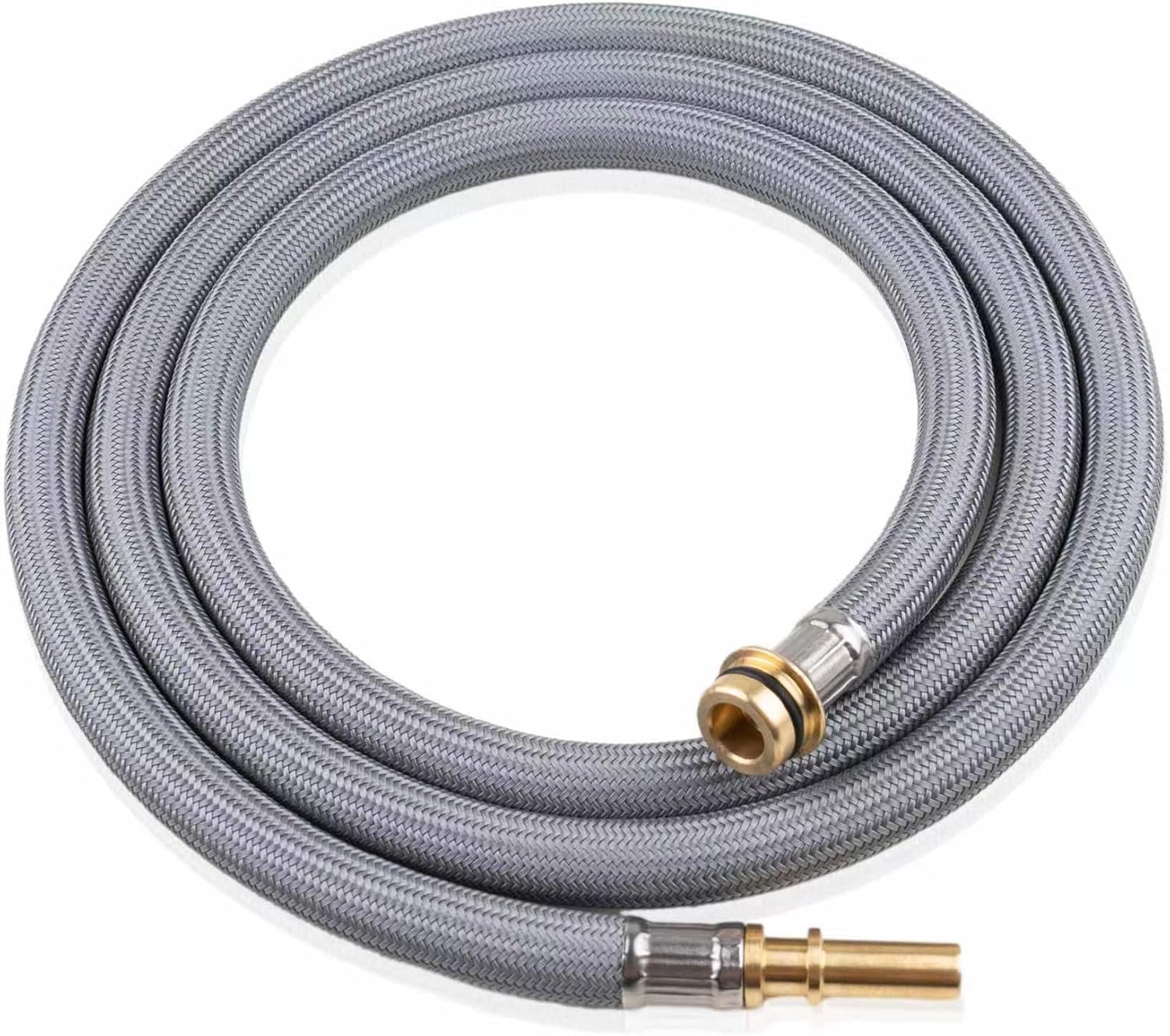 Mangueira de torneira de cozinha para peças de reposição Hansgrohe 95507000, mangueira de puxar e descer para torneira de cozinha acessório de mangueira 95506000 para pulverizador de torneira, 150 cm 1 Mangueira de torneira de cozinha para pecas de reposicao Hansgrohe