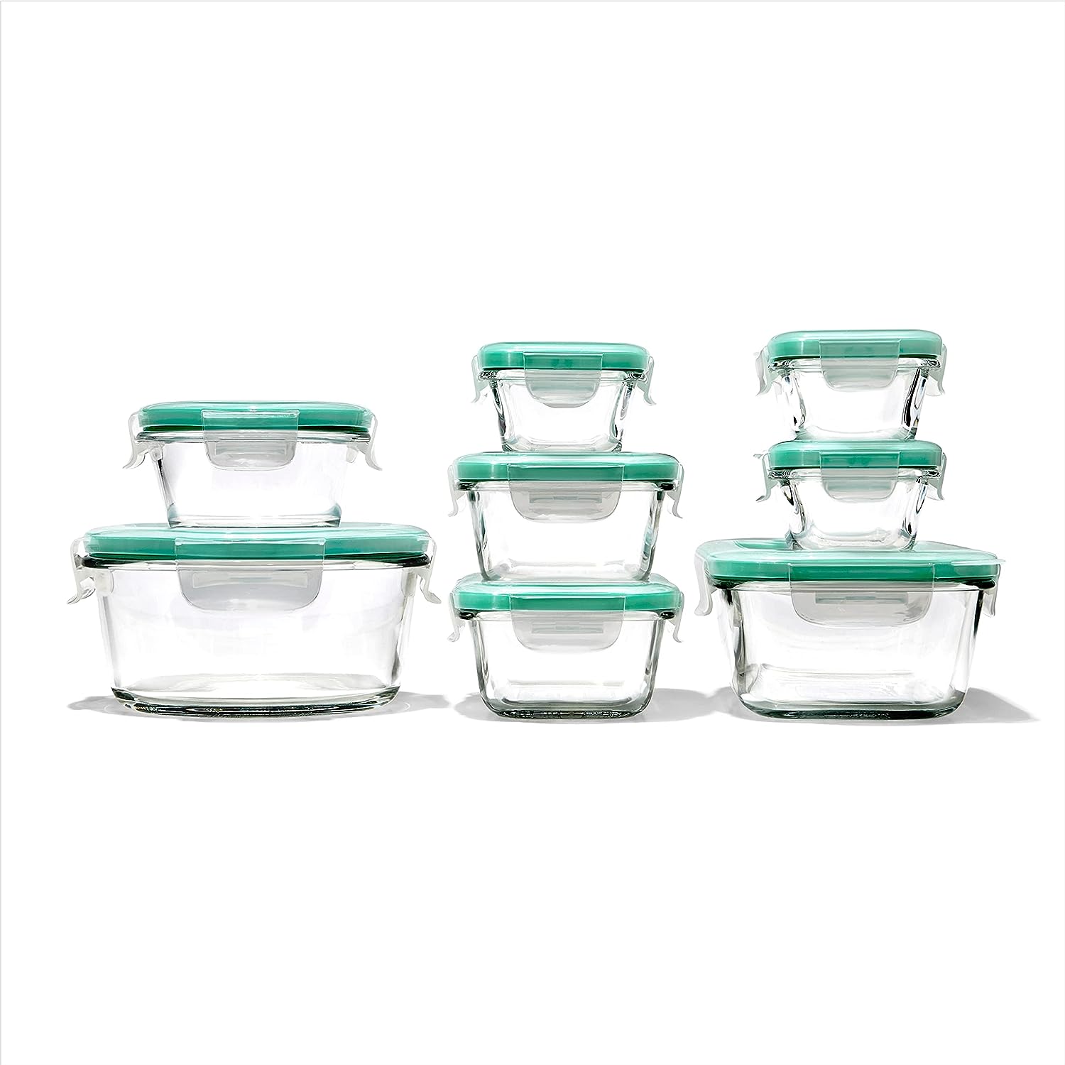OXO Conjunto de recipientes herméticos para uso diário com 16 peças Good Grips 1 OXO Conjunto de recipientes hermeticos para uso diario com 16