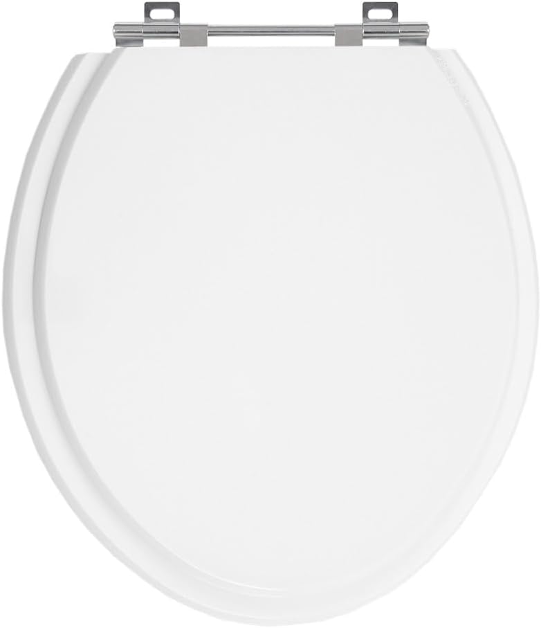 SICMOL Tampa De Vaso Diamantina Branco Marca Icasa Mdf 16gpf
