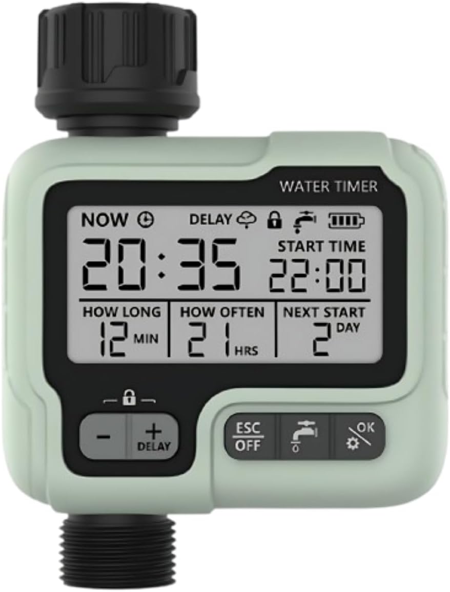 Temporizador Automatico De Rega Digital Tela Lcd Sistema De Irrigacao