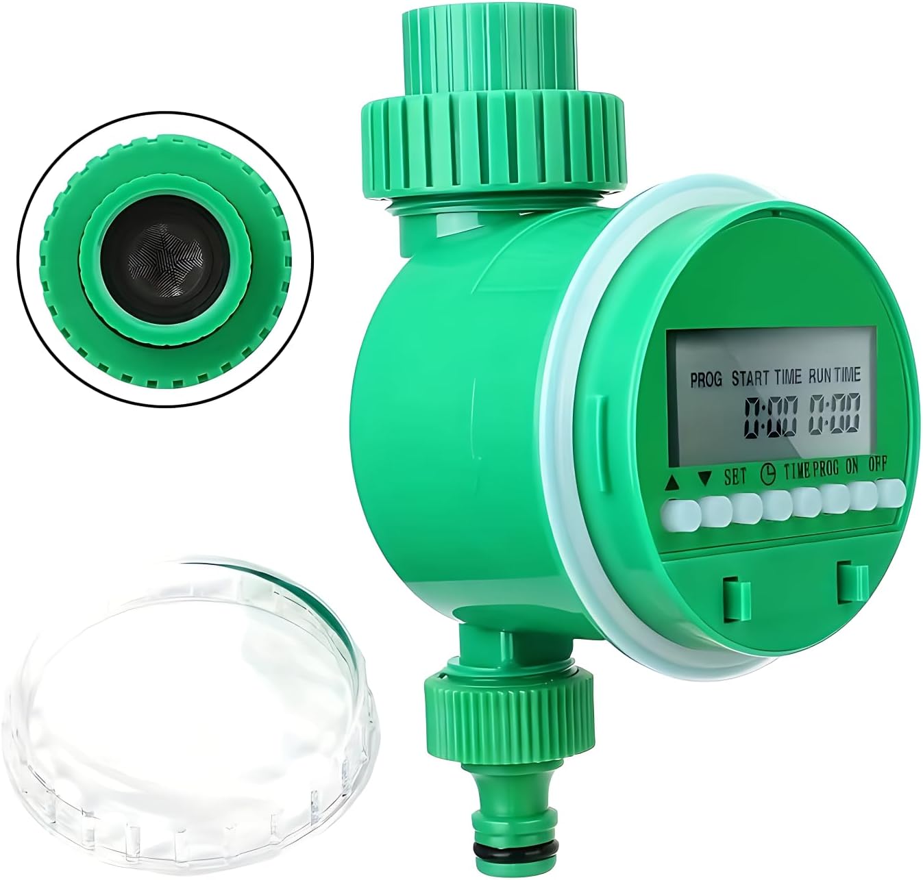 Temporizador de Irrigação Automático Programável Digital à Prova d'Água para Jardim, Horta e Gramado – Controle de Rega Inteligente com Filtro e Instalação Fácil – Economia de Água e Praticidade 1 Temporizador de Irrigacao Automatico Programavel Digital a Prova dAgua para