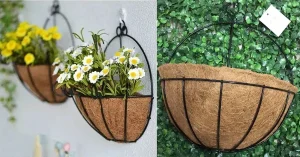 Transforme cantos vazios em jardins suspensos com Kit 2 Vasos de Parede