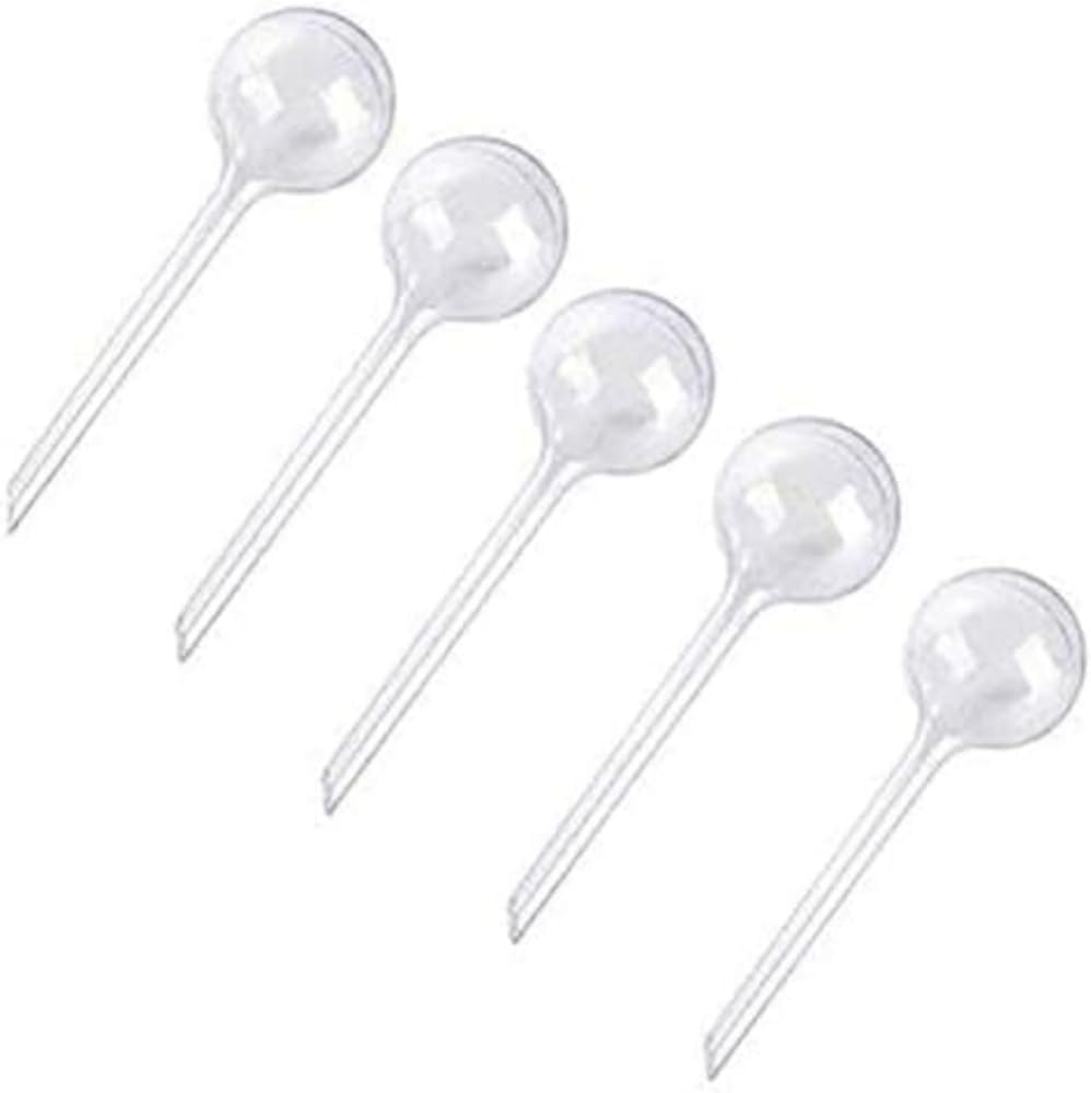 TypoGrove 4 peças de globo de irrigação, globos de dispositivo de irrigação automática transparente, vaso de plantas de casa para férias, acessórios de recipiente de irrigação de flores 1 TypoGrove 4 pecas de globo de irrigacao globos de dispositivo