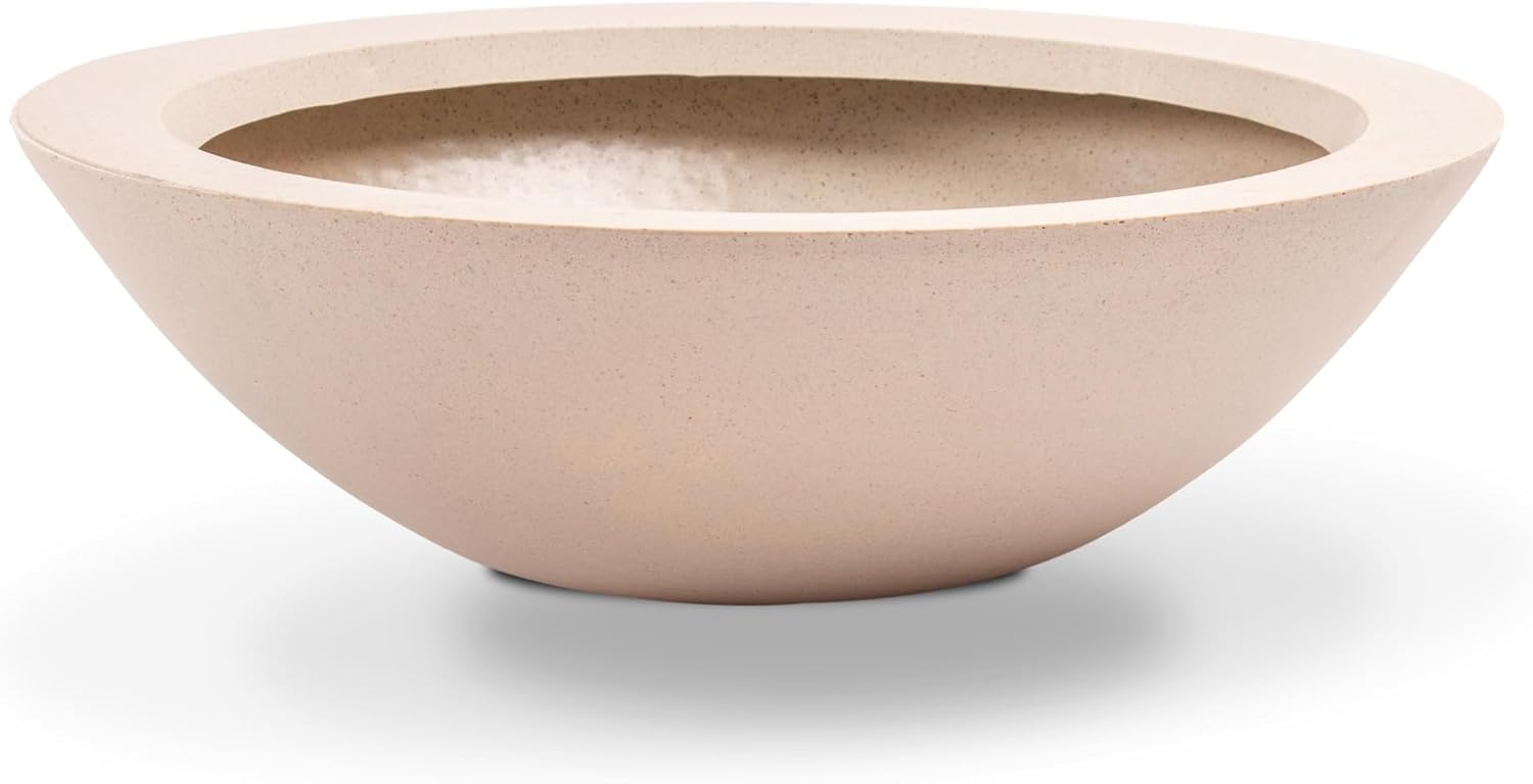 VASO POLIETILENO BACIA P/PLANTAS E JARDINS DECORATIVO (AREIA) 1 VASO POLIETILENO BACIA PPLANTAS E JARDINS DECORATIVO AREIA