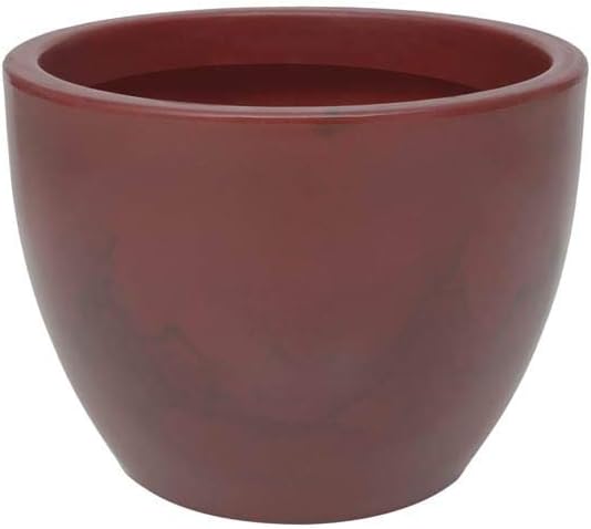 Vasart Verona Vaso de Flores, Antique Vermelho, 40x30cm 1 Vasart Verona Vaso de Flores Antique Vermelho