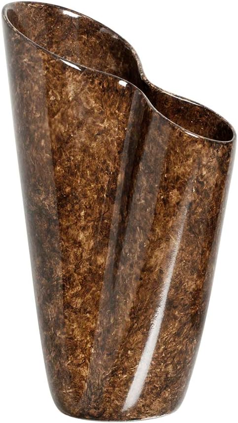 Vaso Decorativo de Mesa de Cerâmica Marrom Antúrios G Petra 1 Vaso Decorativo de Mesa de Ceramica Marrom Anturios G Petra