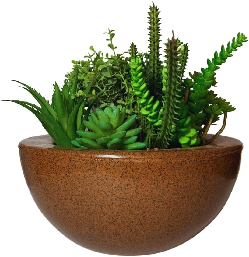 Vaso Polietileno Cuia Bacia P/plantas Lisa Luxo Jardim Varanda (Marrom) 1 Vaso Polietileno Cuia Bacia Pplantas Lisa Luxo Jardim Varanda Marrom