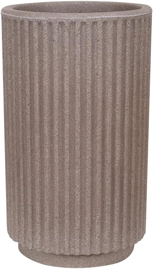 Vaso SP27 Cilindro 20 x 35 cm Antique Castanho 1 Vaso SP27 Cilindro 20 x 35 cm Antique Castanho