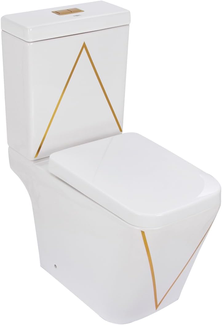Vaso Sanitário Confort Plus Gold Line - Caixa Acoplada 1 Vaso Sanitario Confort Plus Gold Line Caixa Acoplada