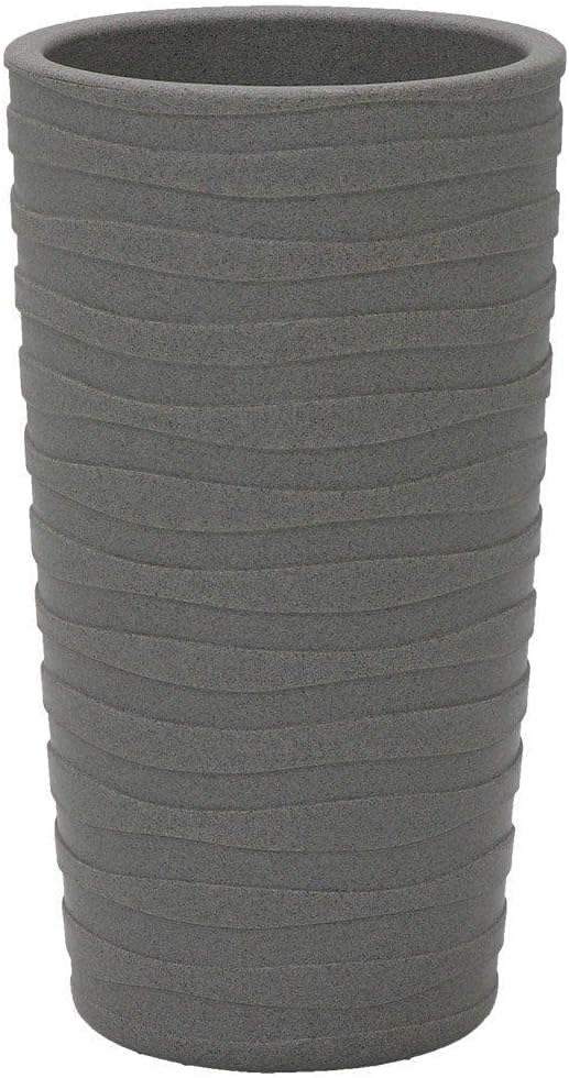 Vaso Tramontina Grego em Polietileno Cimento 65 cm 1 Vaso Tramontina Grego em Polietileno Cimento 65 cm