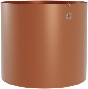 Selvvva Vaso decorativo para Flores ou Plantas, Cachepô / Cachepot sem furo, Metálico, Redondo, Reto, de Alumínio, 16,5 x 18 cm - Cobre 1 Selvvva Vaso decorativo para Flores ou Plantas, Cachepô / Cachepot sem furo, Metálico, Redondo, Reto, de Alumínio, 16,5 x 18 cm - Cobre