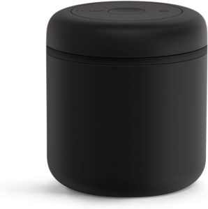 Fellow Recipiente de café a vácuo Atmos e recipiente de armazenamento de alimentos – recipiente de 0,7 litro comporta até 325 ml de grãos de café – recipientes herméticos de armazenamento de alimentos