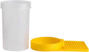 XIASABA tigela abelha 14 × 10 × 8 alimentador de abelha de plástico colmeia bebendo tigela equipamento de manutenção de abelha ferramenta de rega para abelhas tigela
